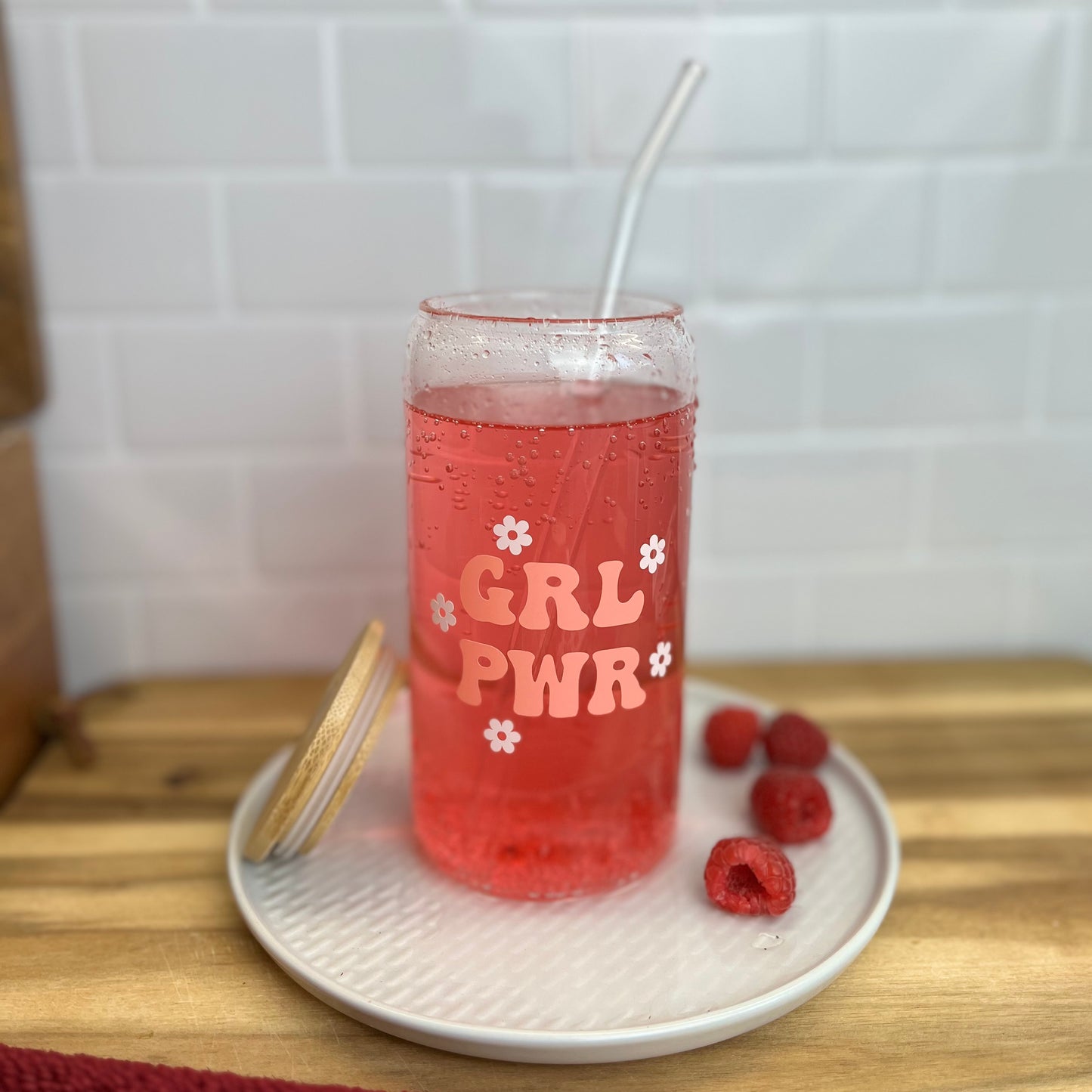 Trinkglas Girl Power