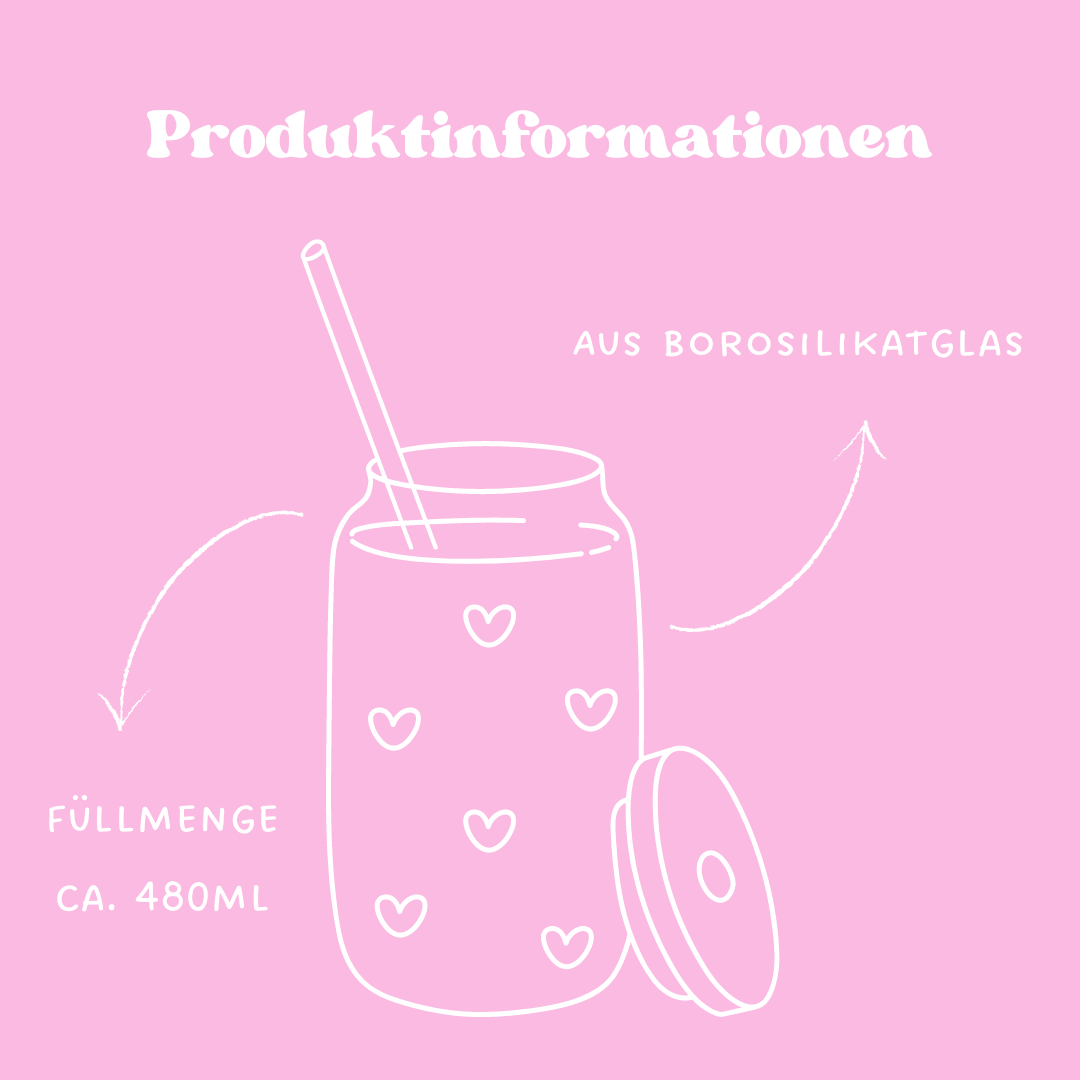 Trinkglas Girl Power