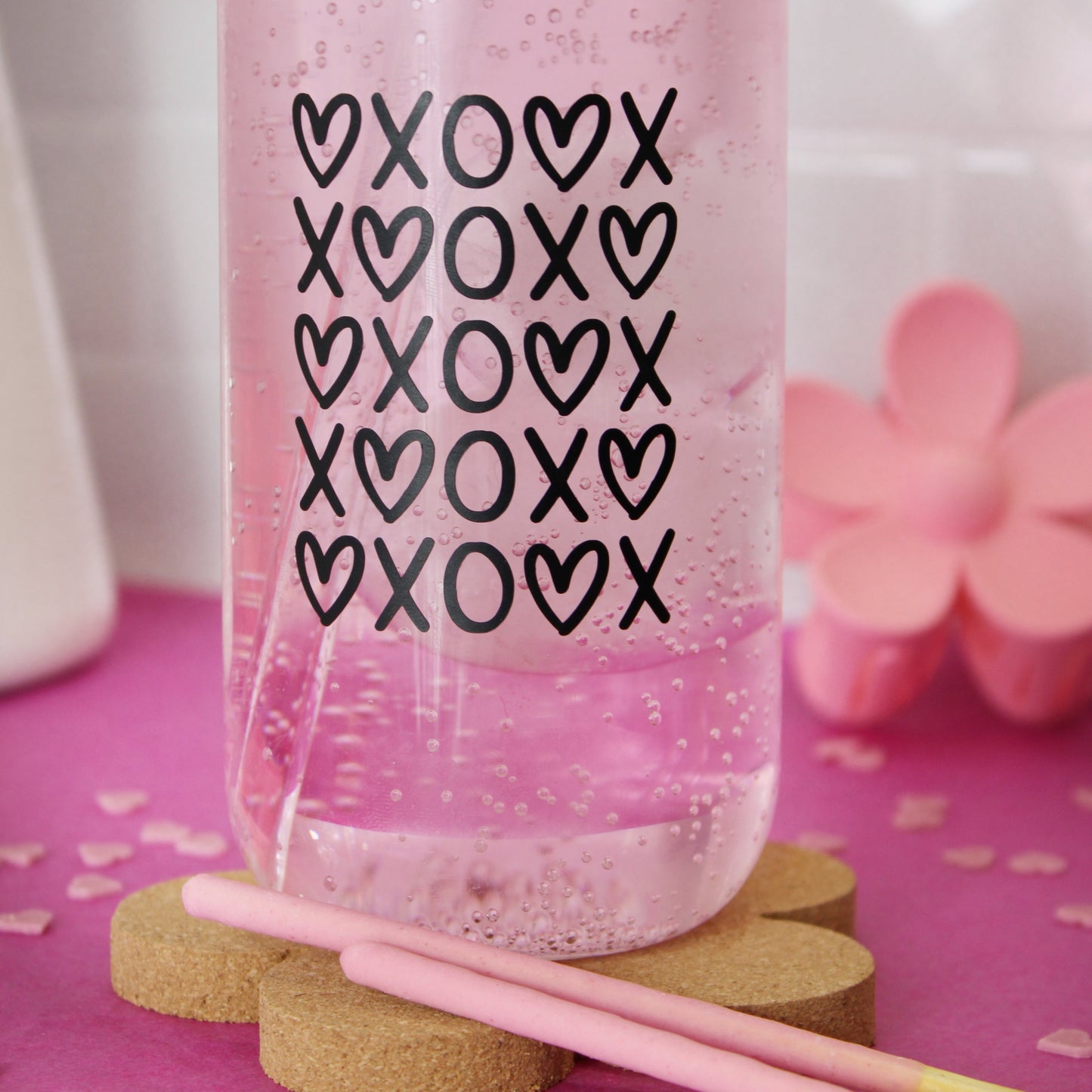 Trinkglas close xoxo-Design