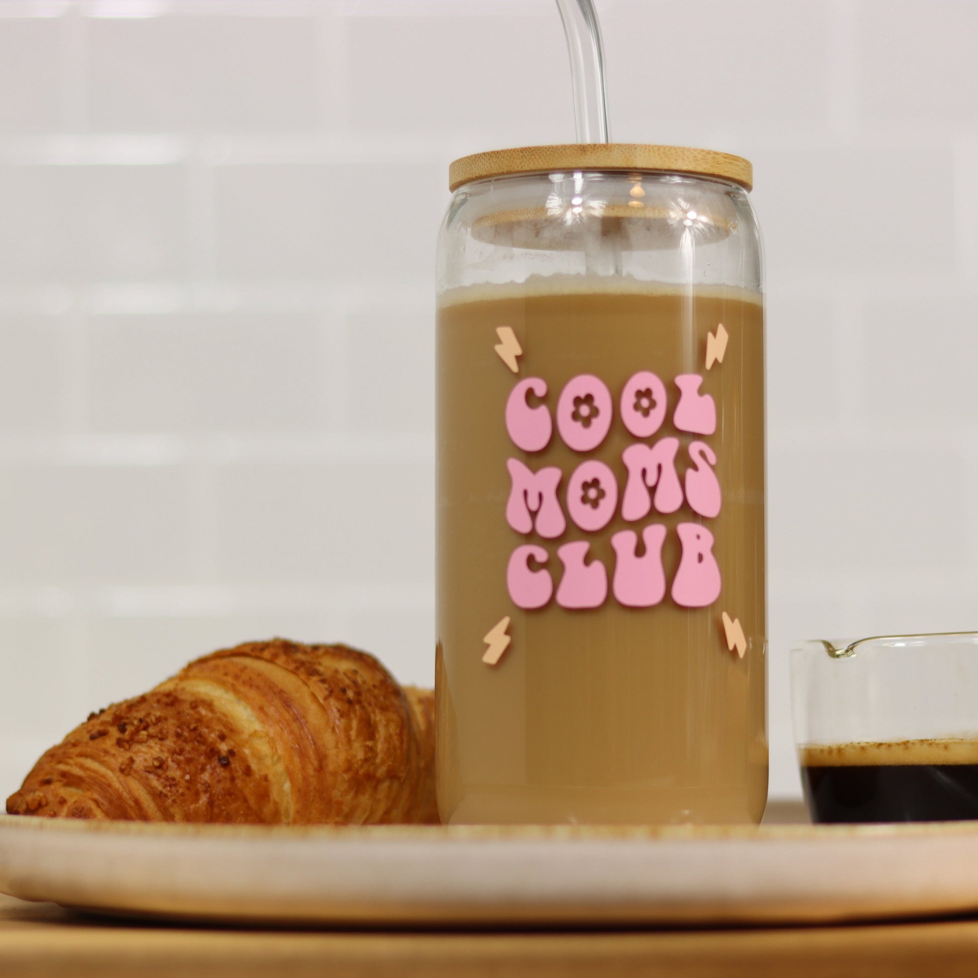 Trinkglas Kaffeebecher "Cool Moms Club"