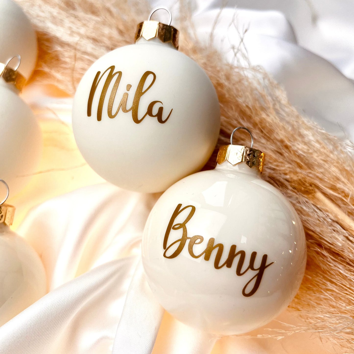 Personalisierte Weihnachtskugel mit Namen