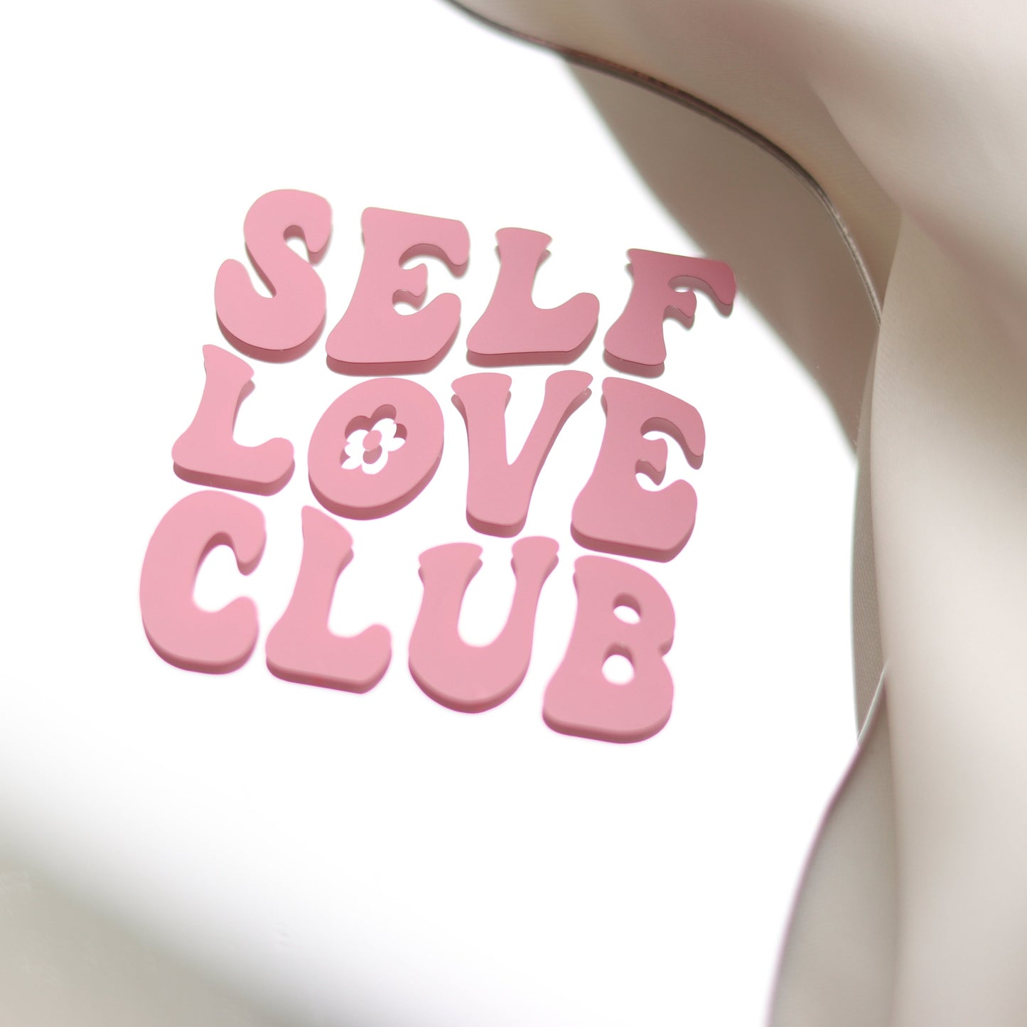 Sticker Vinyl rosa "Self Love Club"