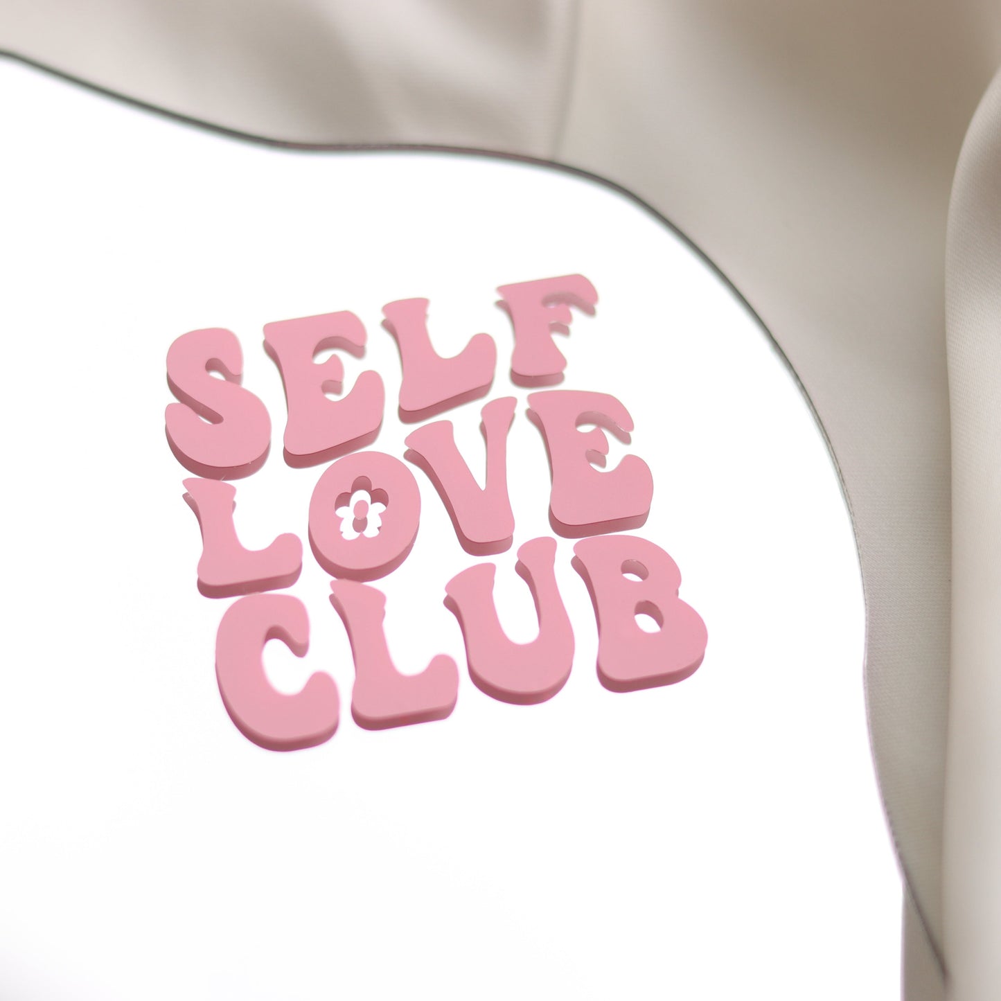 Sticker Vinyl rosa "Self Love Club"