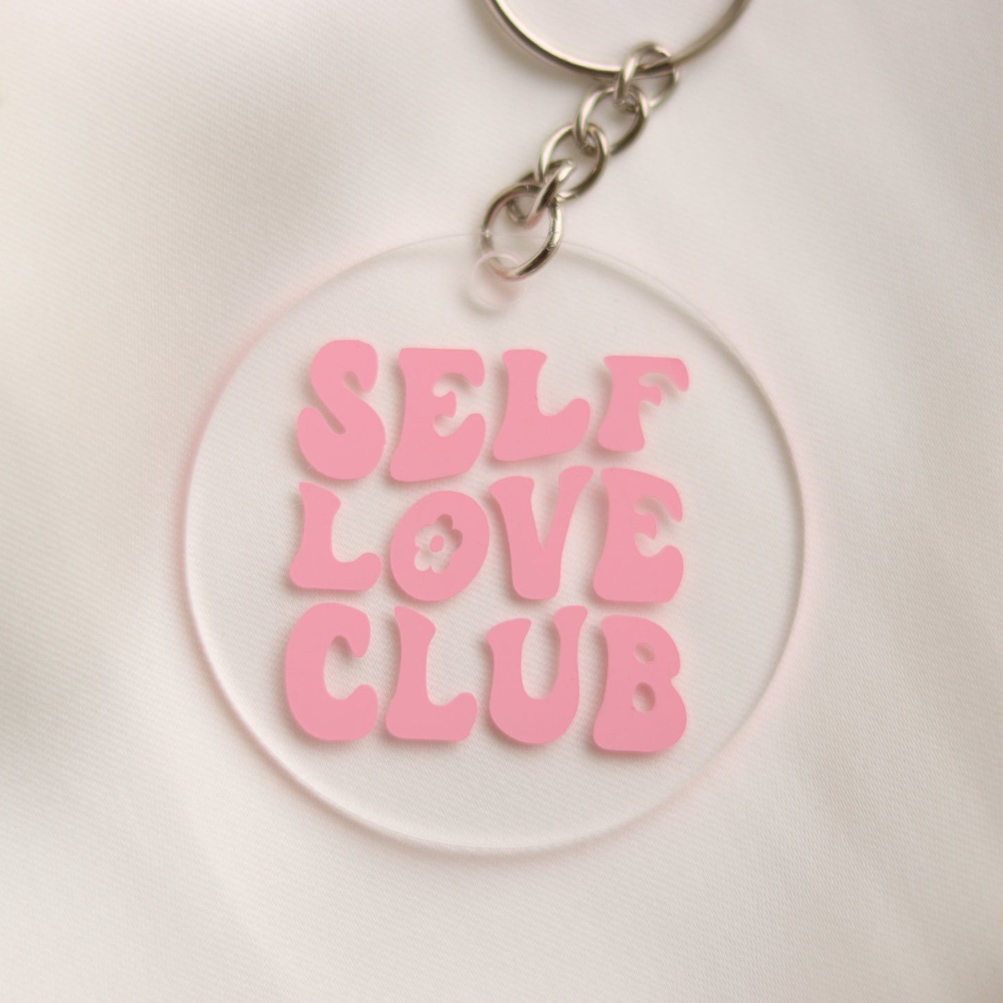 Schlüsselanhänger rund "Self Love Club"