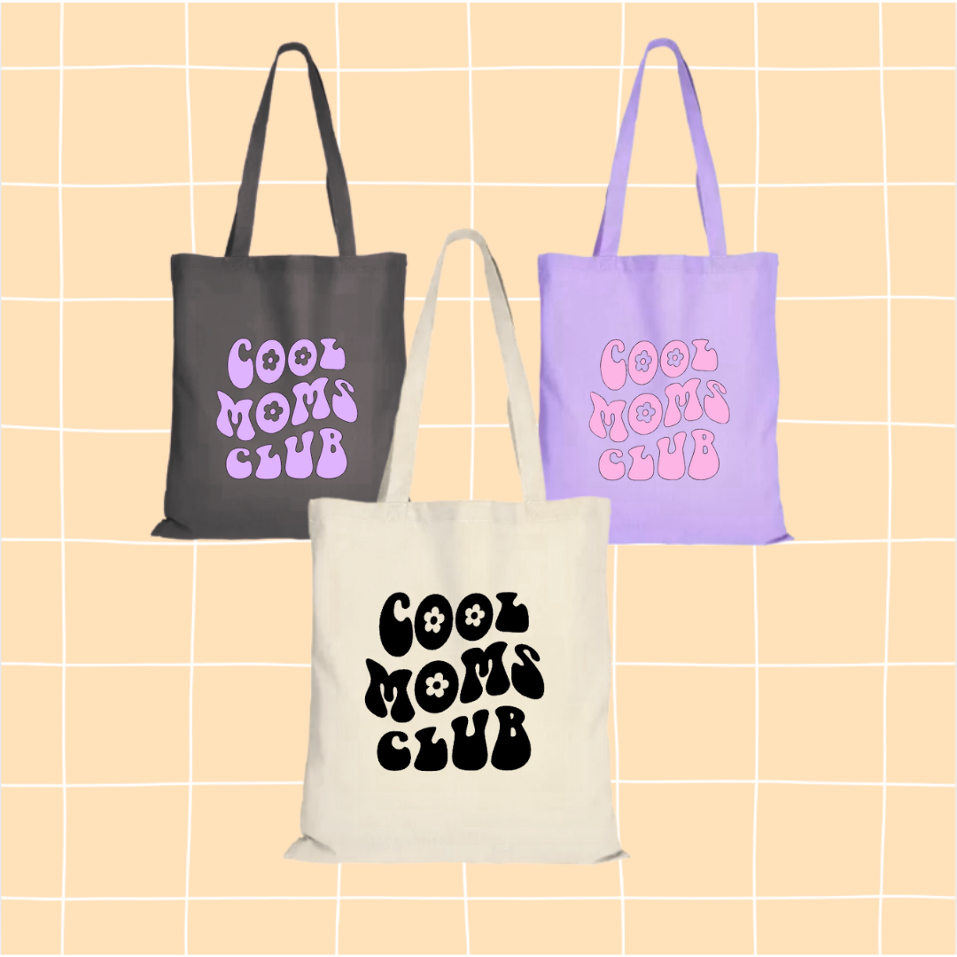 Jutebeutel "Cool Moms Club" Taschen