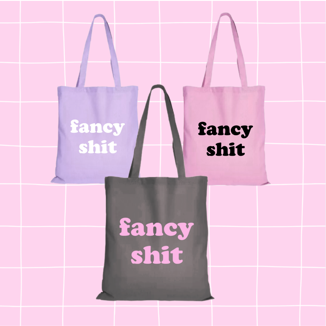Jutetbeutel "fancy shit" Tragetasche