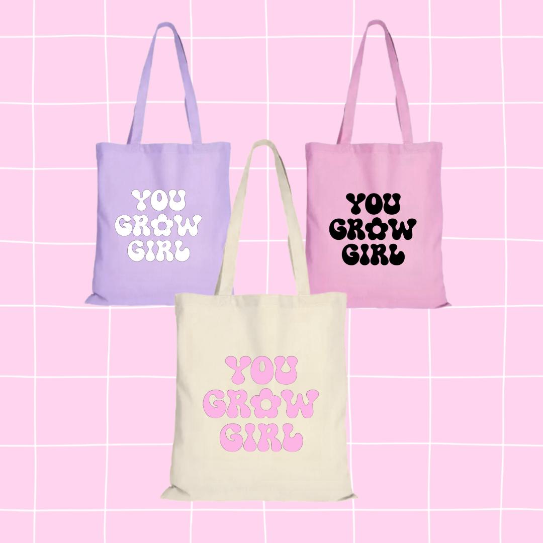 Jutebeutel "you grow girl" Tasche
