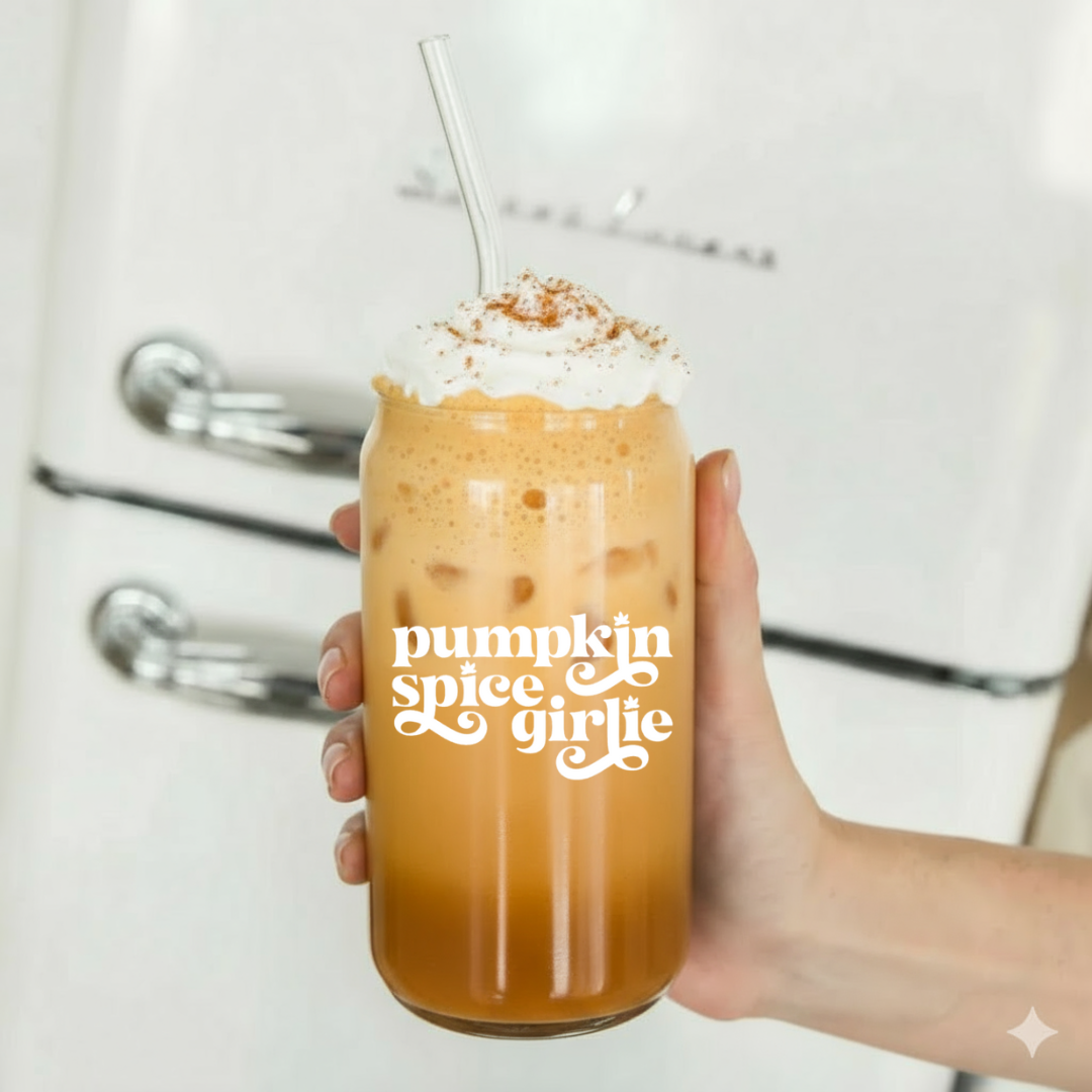 Trinkglas "Pumpkin Spice Girlie"