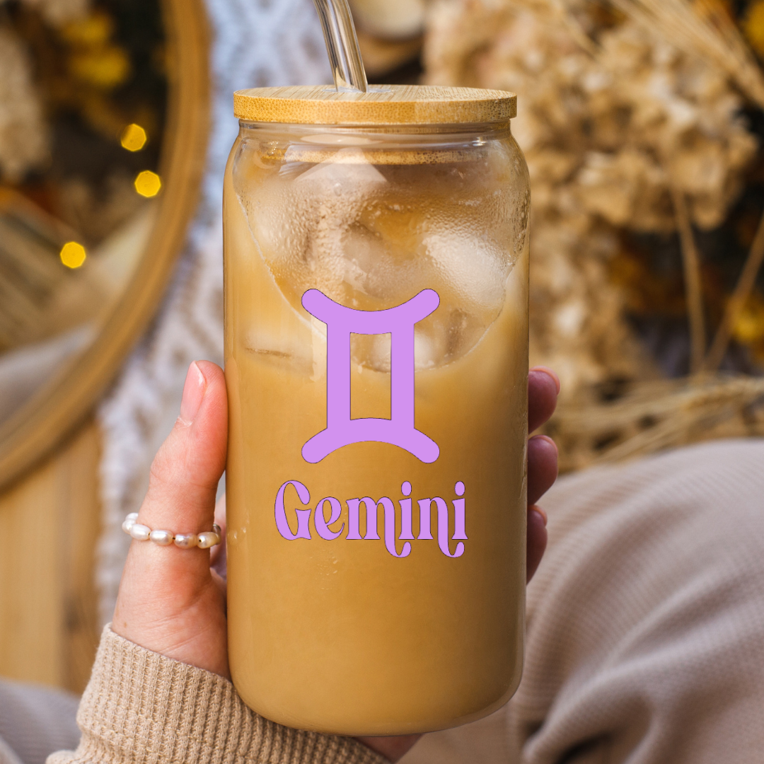 Trinkglas Sternzeichen Zodiac Gemini