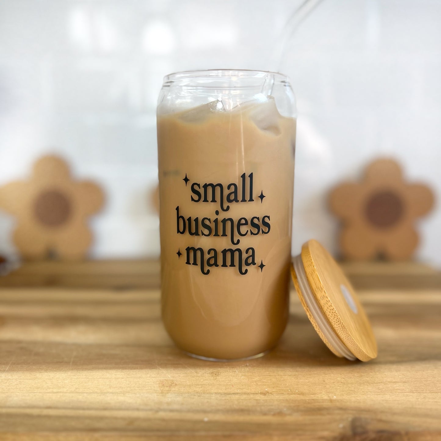 Trinkglas 'Small Business Mama' - Praktisch & Stylisch