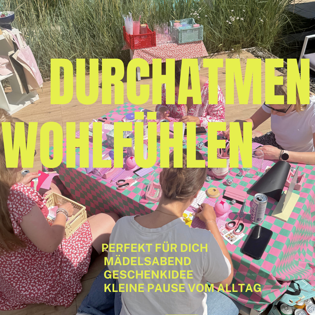 Workshop DIY Trinkglas 17.April