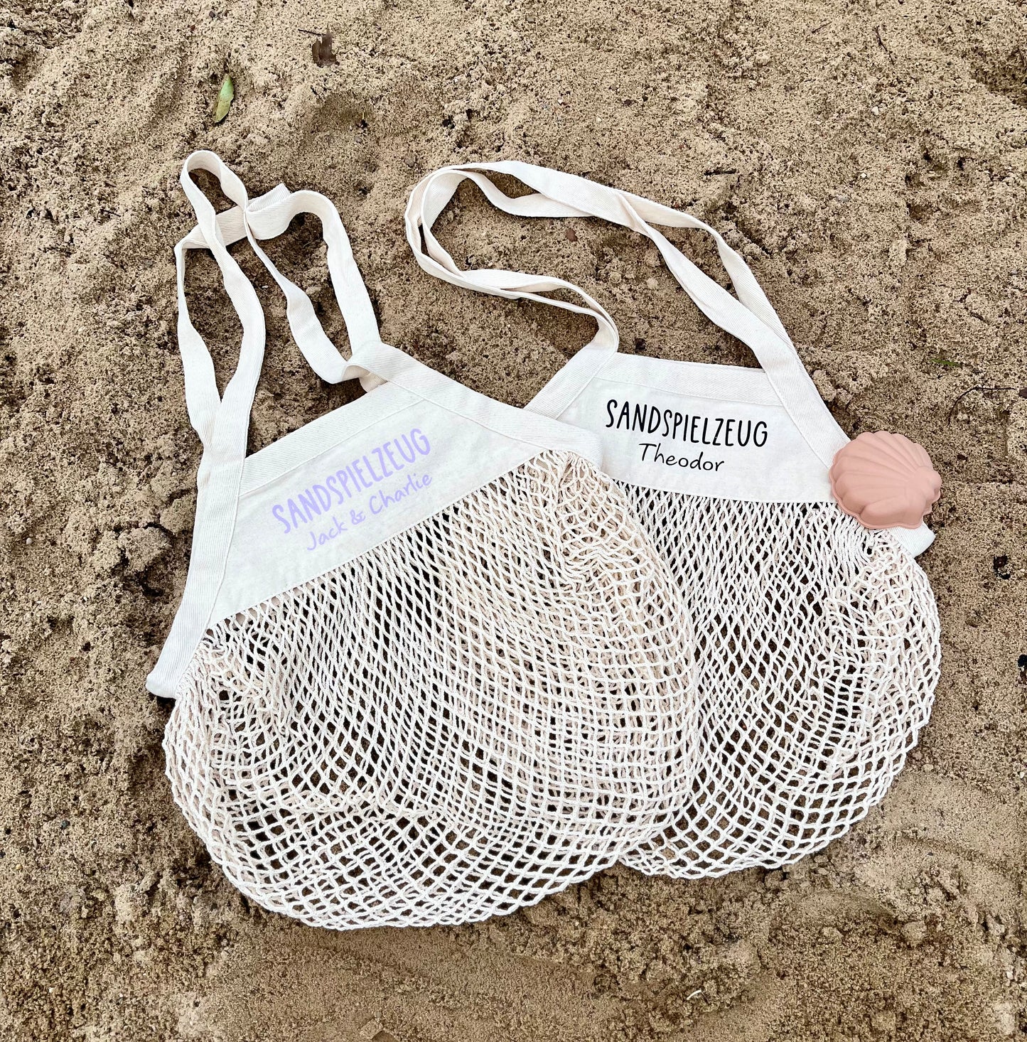 Netztasche für Sandspielzeug