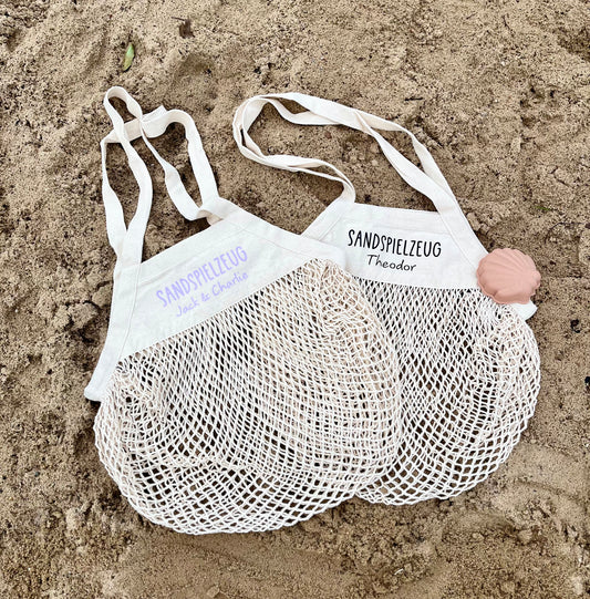 Netztasche für Sandspielzeug