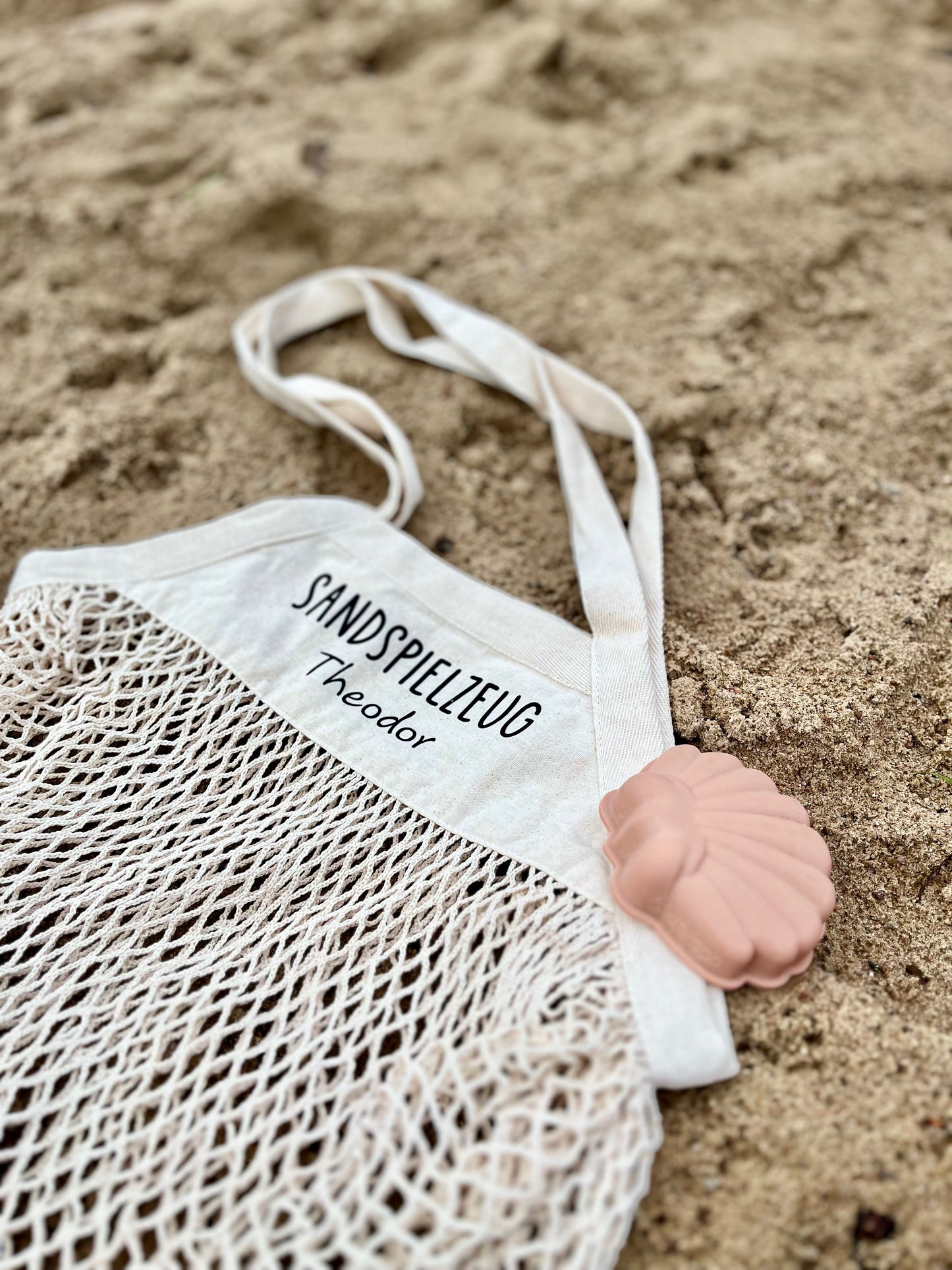 Netztasche für Sandspielzeug