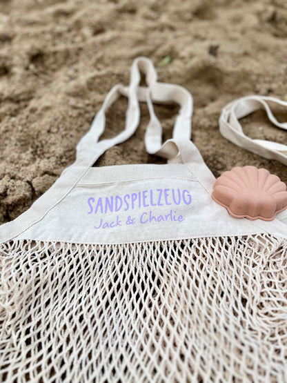 Netztasche für Sandspielzeug