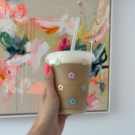 Trinkbecher Flowerpower