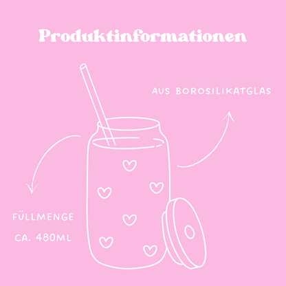 Trinkglas Girl Power