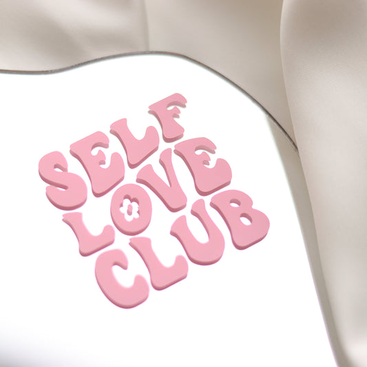Sticker Vinyl rosa "Self Love Club"