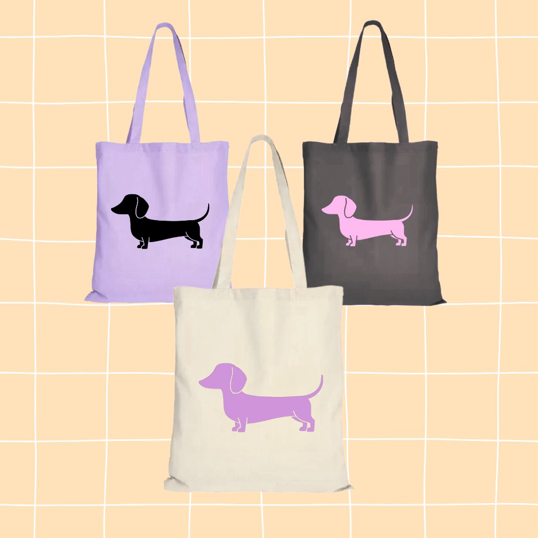 Juetbeutel Taschen Dackel Dachshund Doglover
