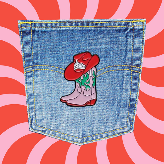 Pin "Cowboy Boots" auf Jeans retrostyle