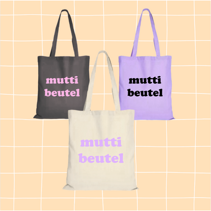 Jutebeutel "Mutti Beutel" - Geschenk für Mamas