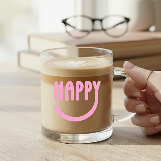 tasse happy smile rosa