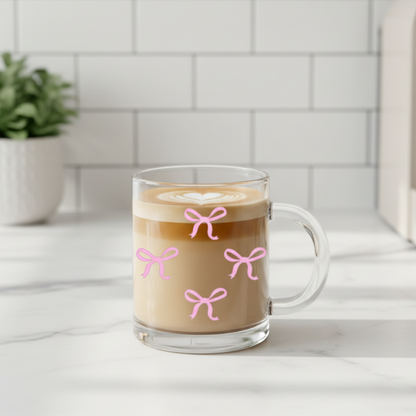 Kaffeetasse mit Schleifen-Design