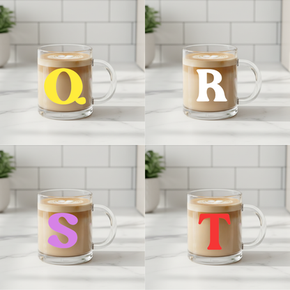 Tassen Buchstabe Q bis T