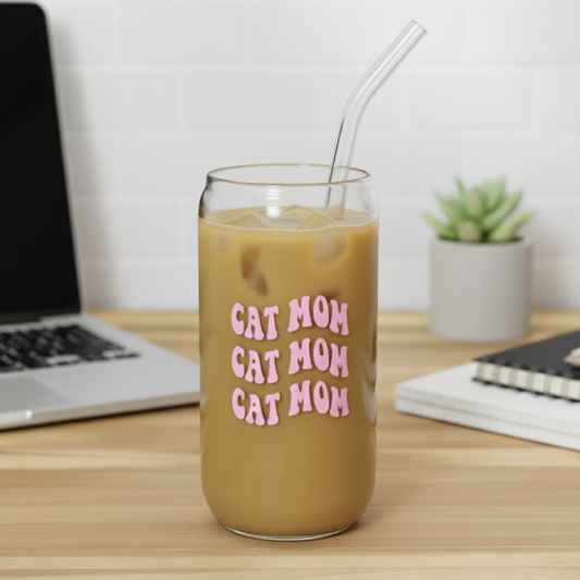 Trinkglas "CAT MOM"