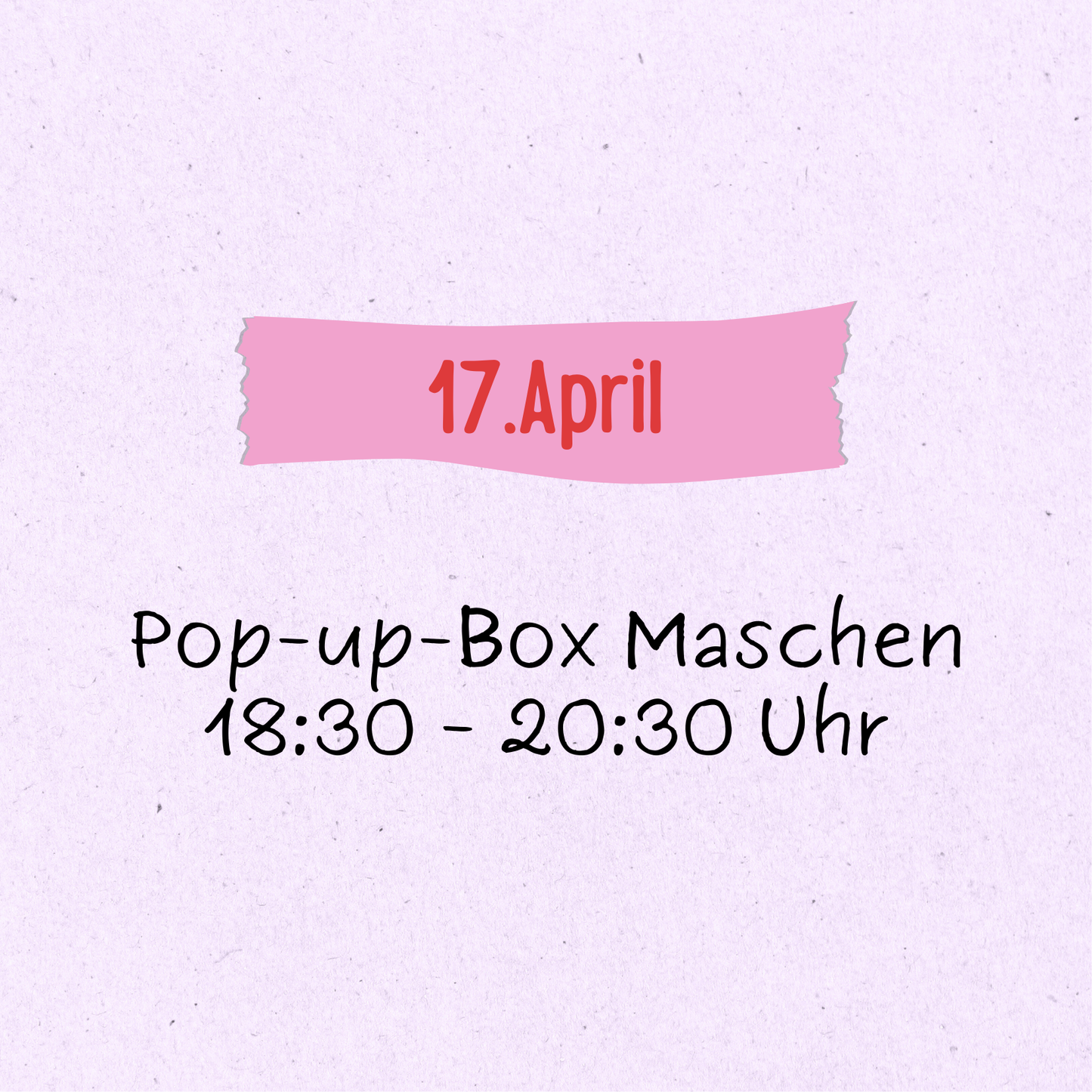 Workshop DIY Trinkglas 17.April