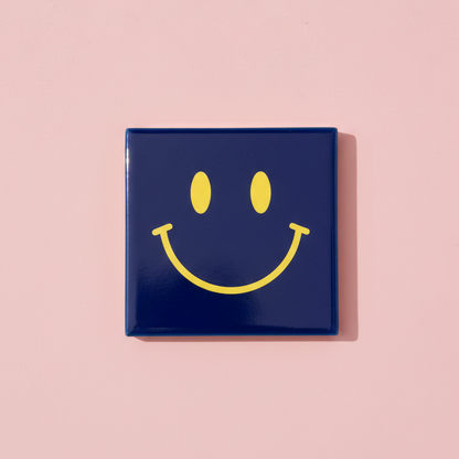 Untersetzer Fliese lächelndes Gesicht