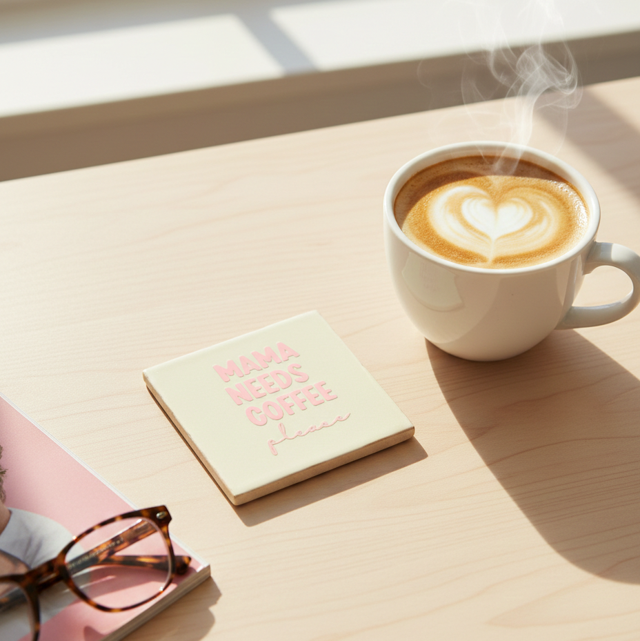 Mama needs coffee Untersetzer