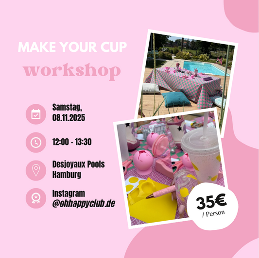Workshop Trinkglas gestalten - Hamburg Seevetal