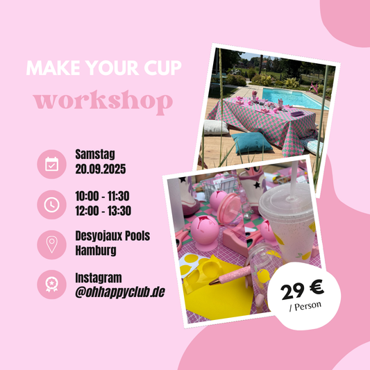 workshop hamburg seevetal diy trinkglas jga geburtstag freundinnen babyparty