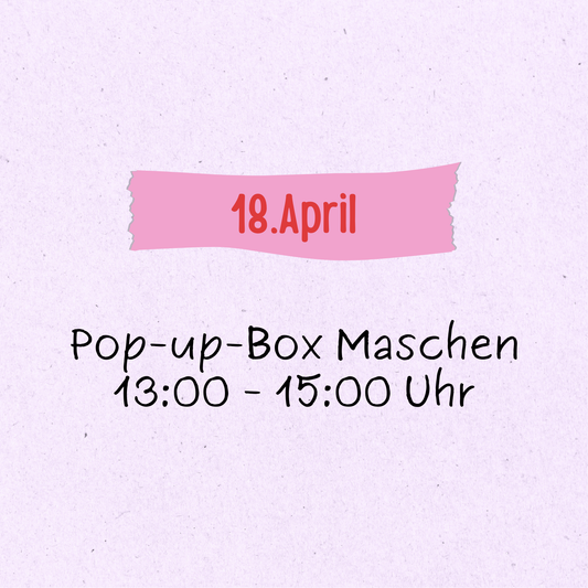 Workshop DIY Trinkglas 18.April