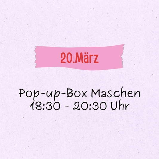 Workshop DIY Trinkglas 20.März